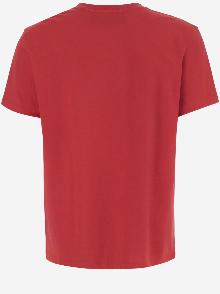 Red Crew Neck T-shirt 2