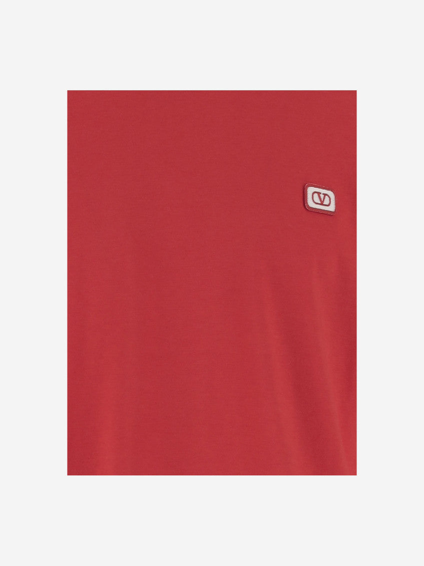 Red Crew Neck T-shirt 3