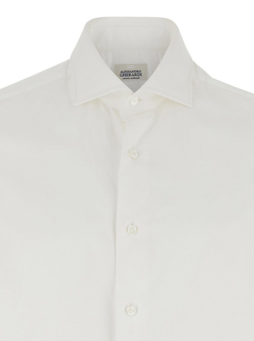 White Regular Solid Shirts 3