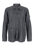 Charcoal Grey Solid Shirts 1