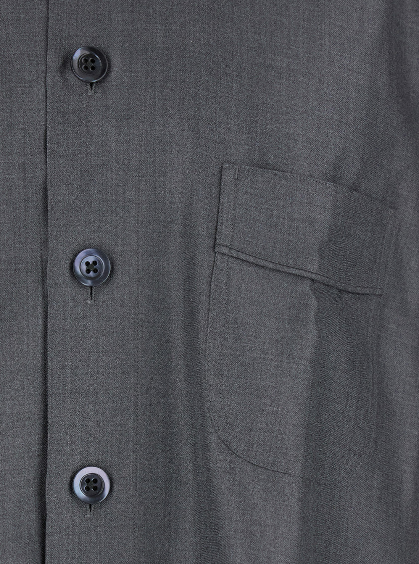 Charcoal Grey Solid Shirts 3