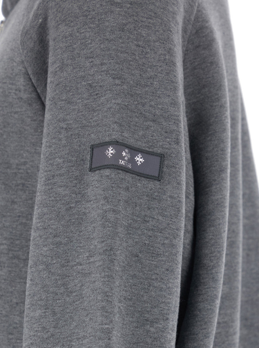 Grey Logo Hood Sweatshirts 3