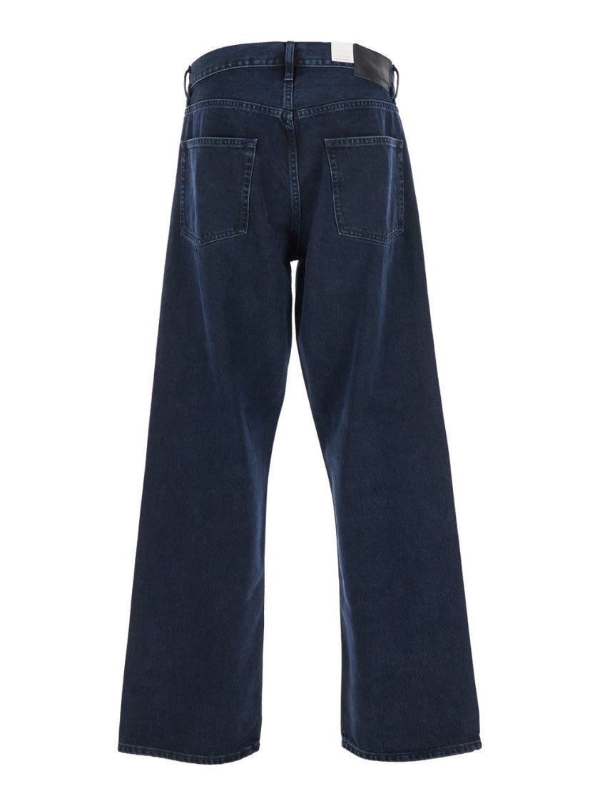 Blue Mid Rise Jeans 2