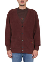 Brown V Neck Cardigans 1