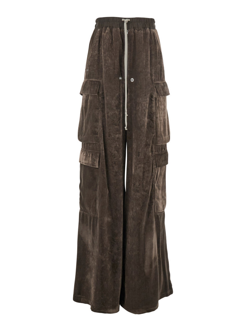 Brown Regular Cargos Pants 1