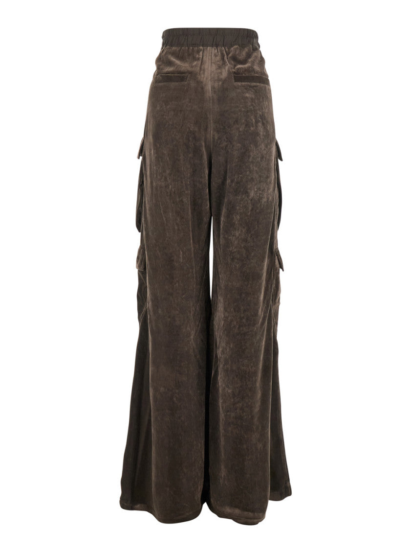 Brown Regular Cargos Pants 2