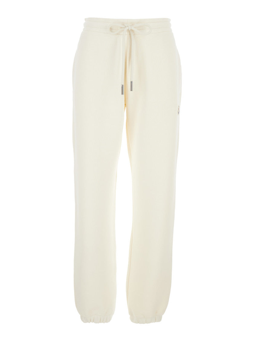 White Relaxed Joggers Pants 1