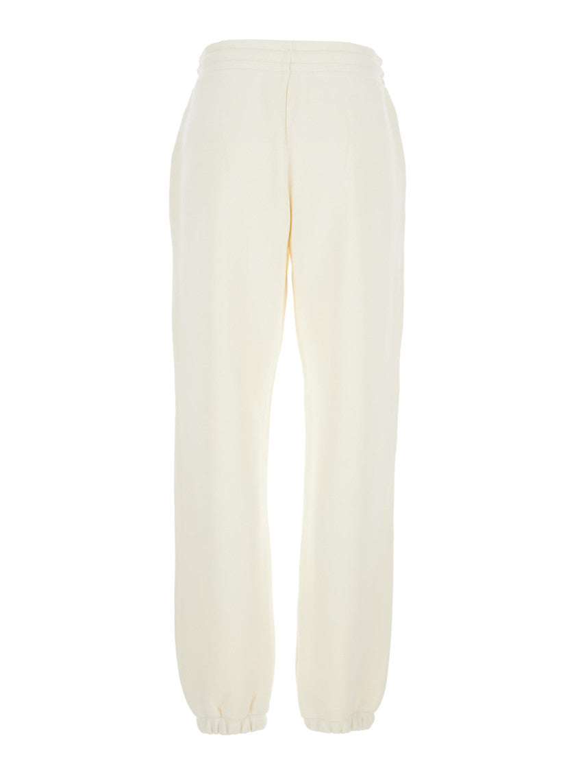 White Relaxed Joggers Pants 2