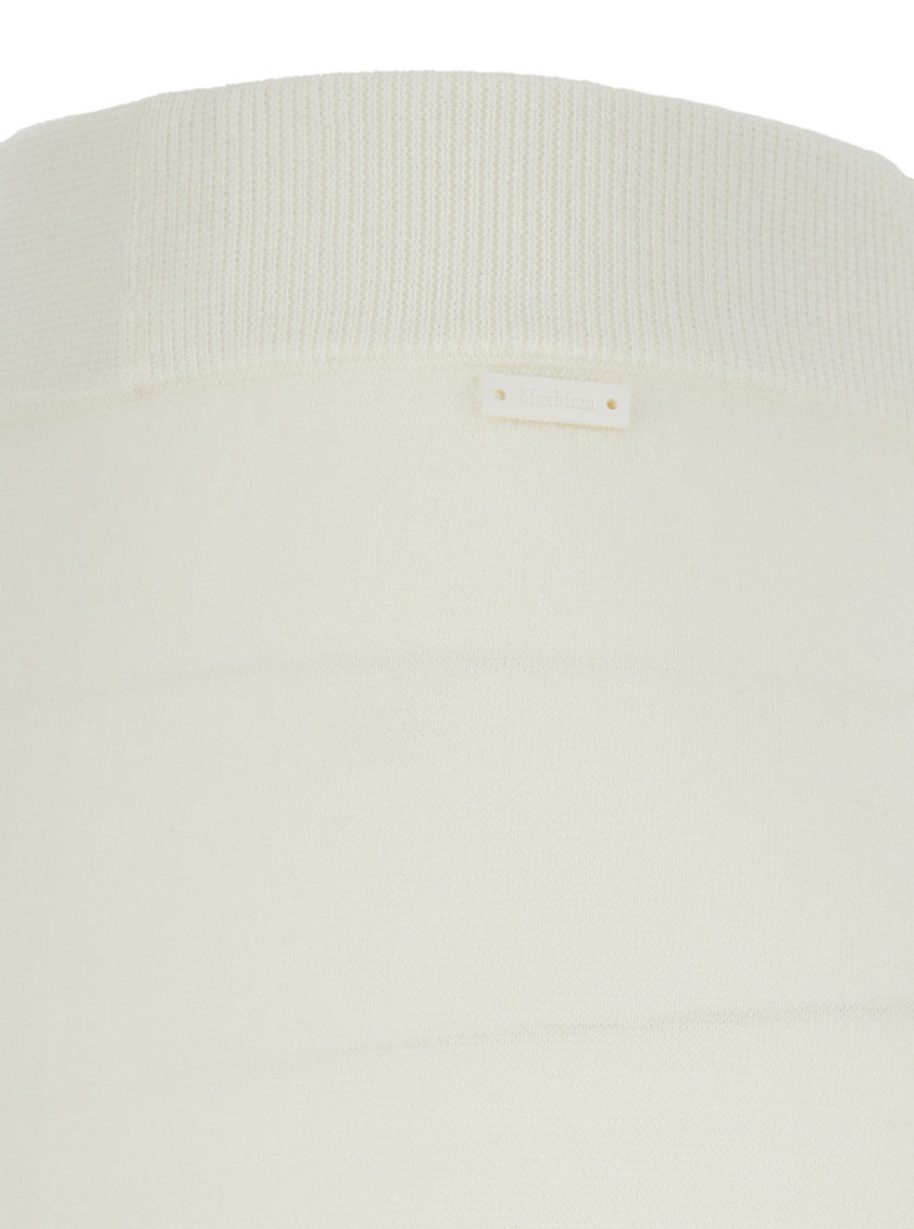 White Relaxed Elasticated Pants 3