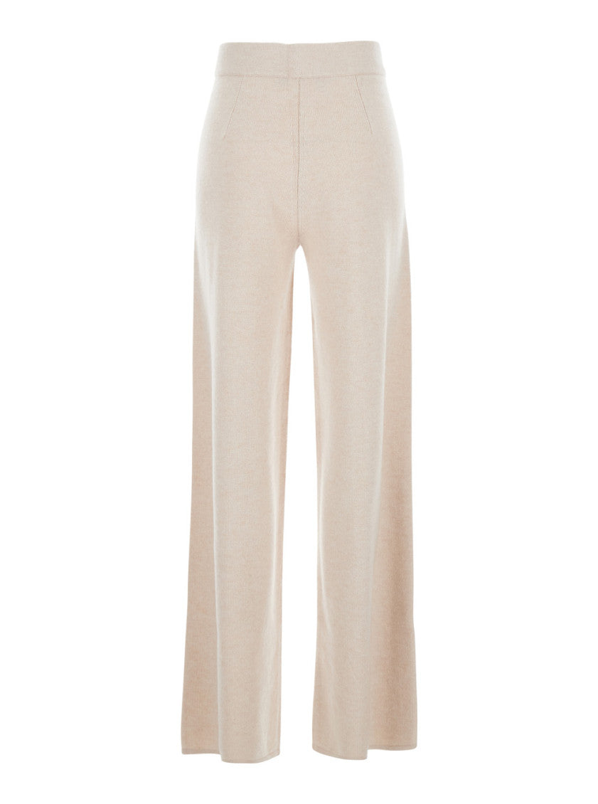 Beige Relaxed Elasticated Pants 2