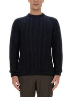 Dark Blue Knitted Sweaters 1