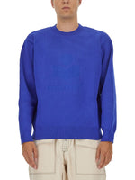 Blue Crew Neck Sweaters 1