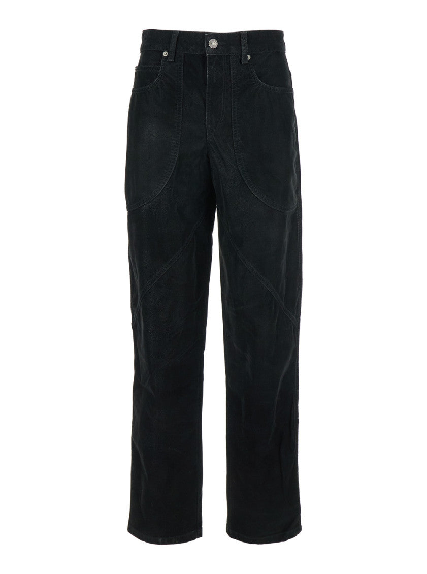 Black Regular Jeans Pants 1