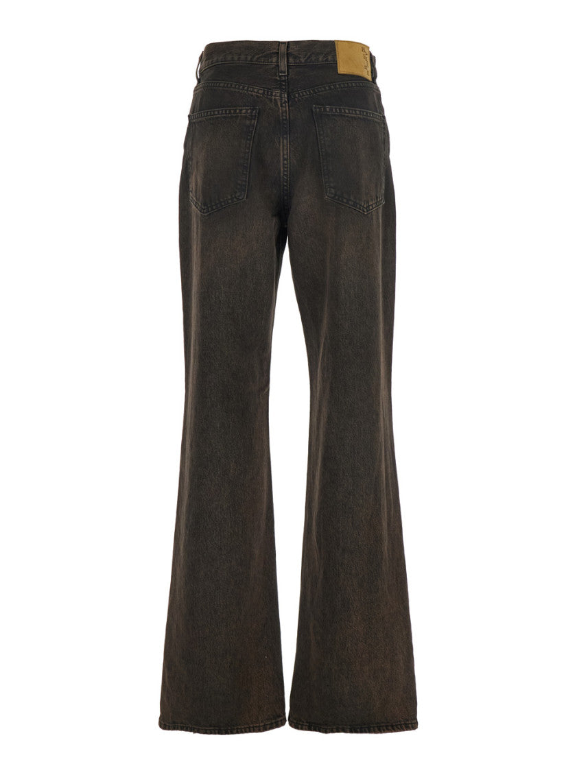 Brown Regular High Rise Jeans 2