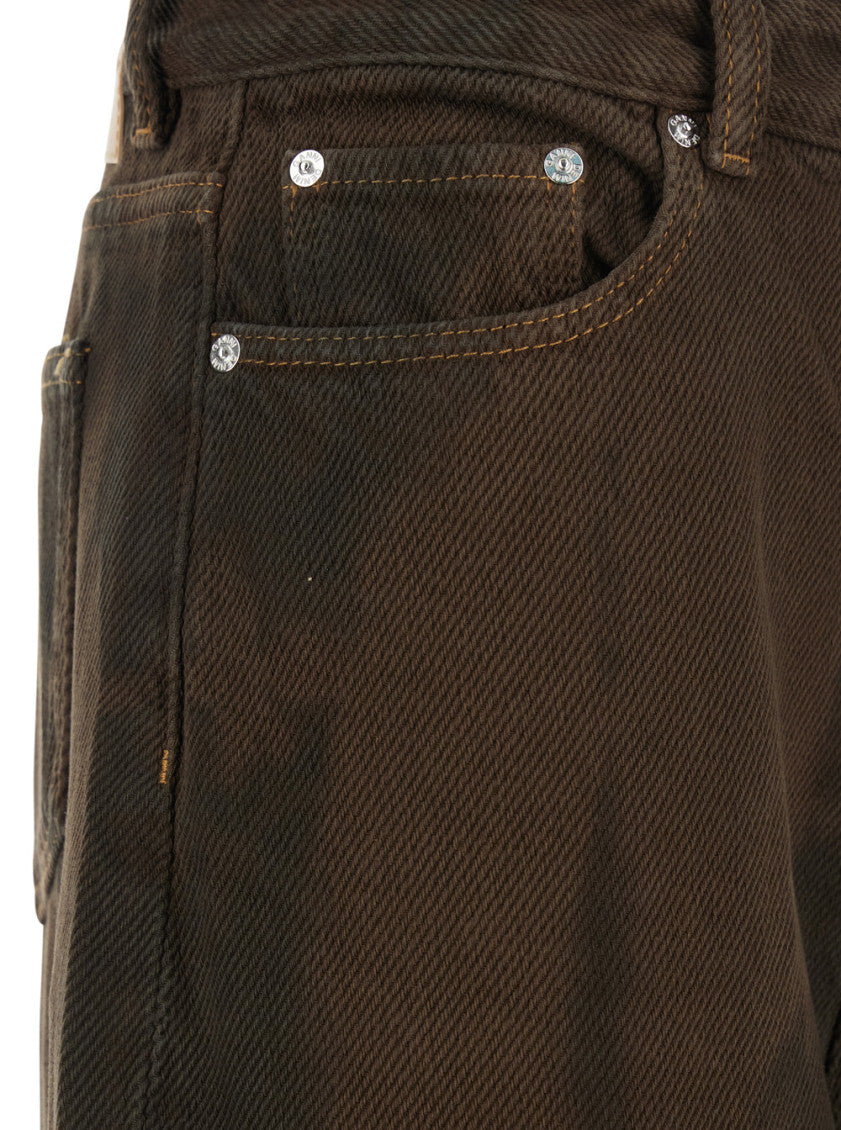 Brown Loose High Rise Jeans 3
