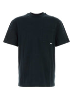 Dark Blue Solid T-Shirts 1