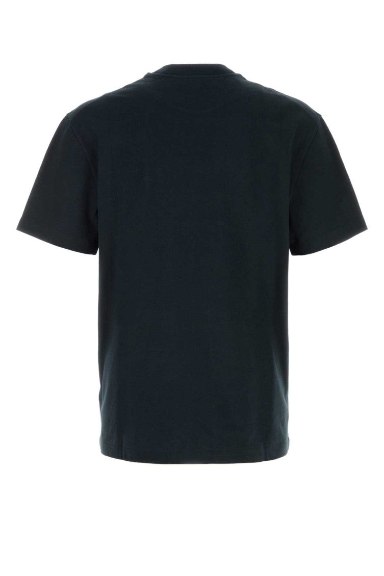 Dark Blue Solid T-Shirts 2