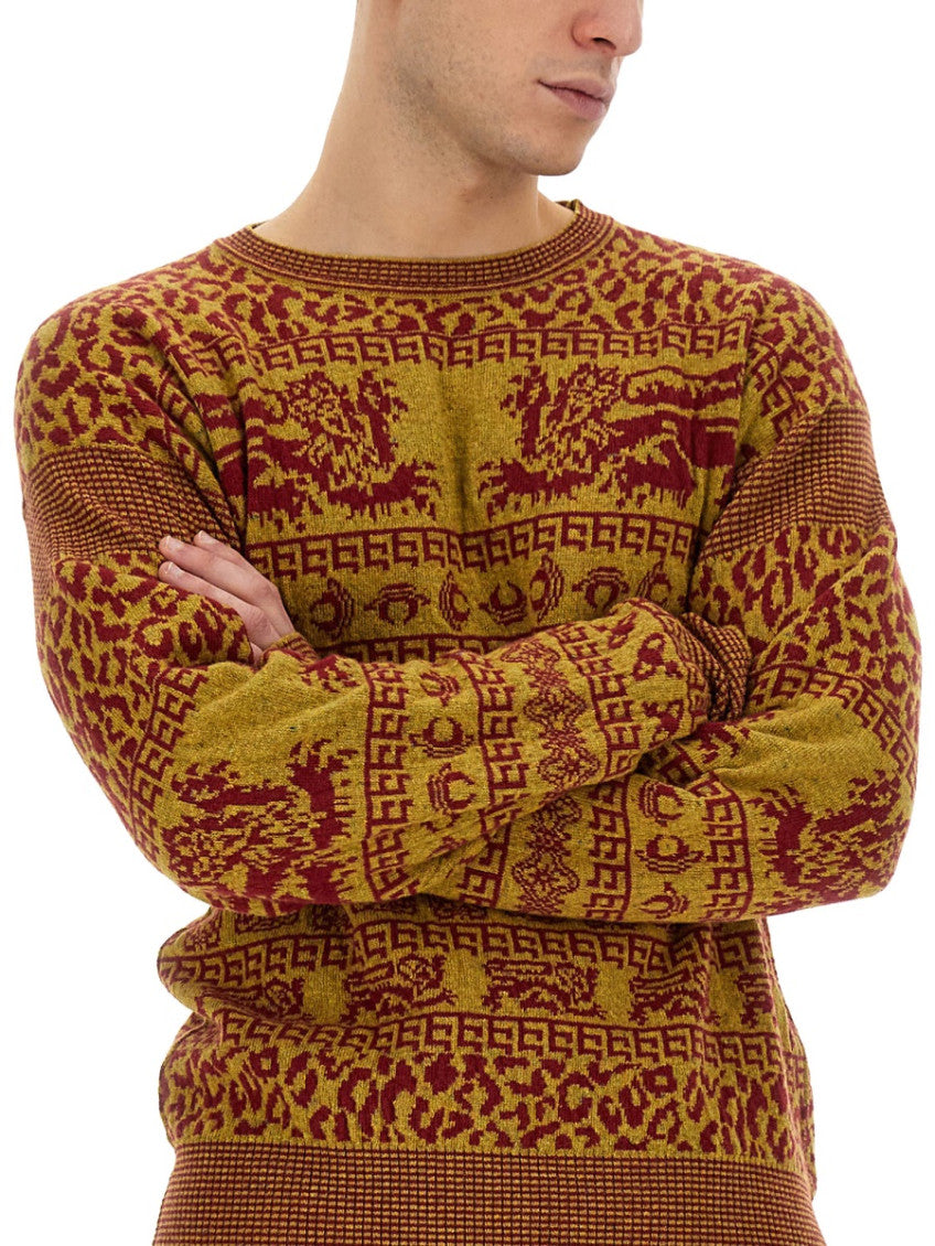Mustard Crew Neck Sweaters 4
