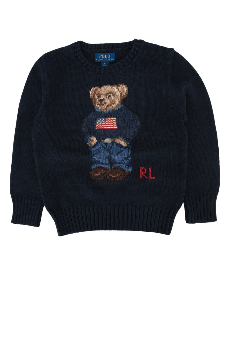 Kids Navy Graphic Sweatshirt 1