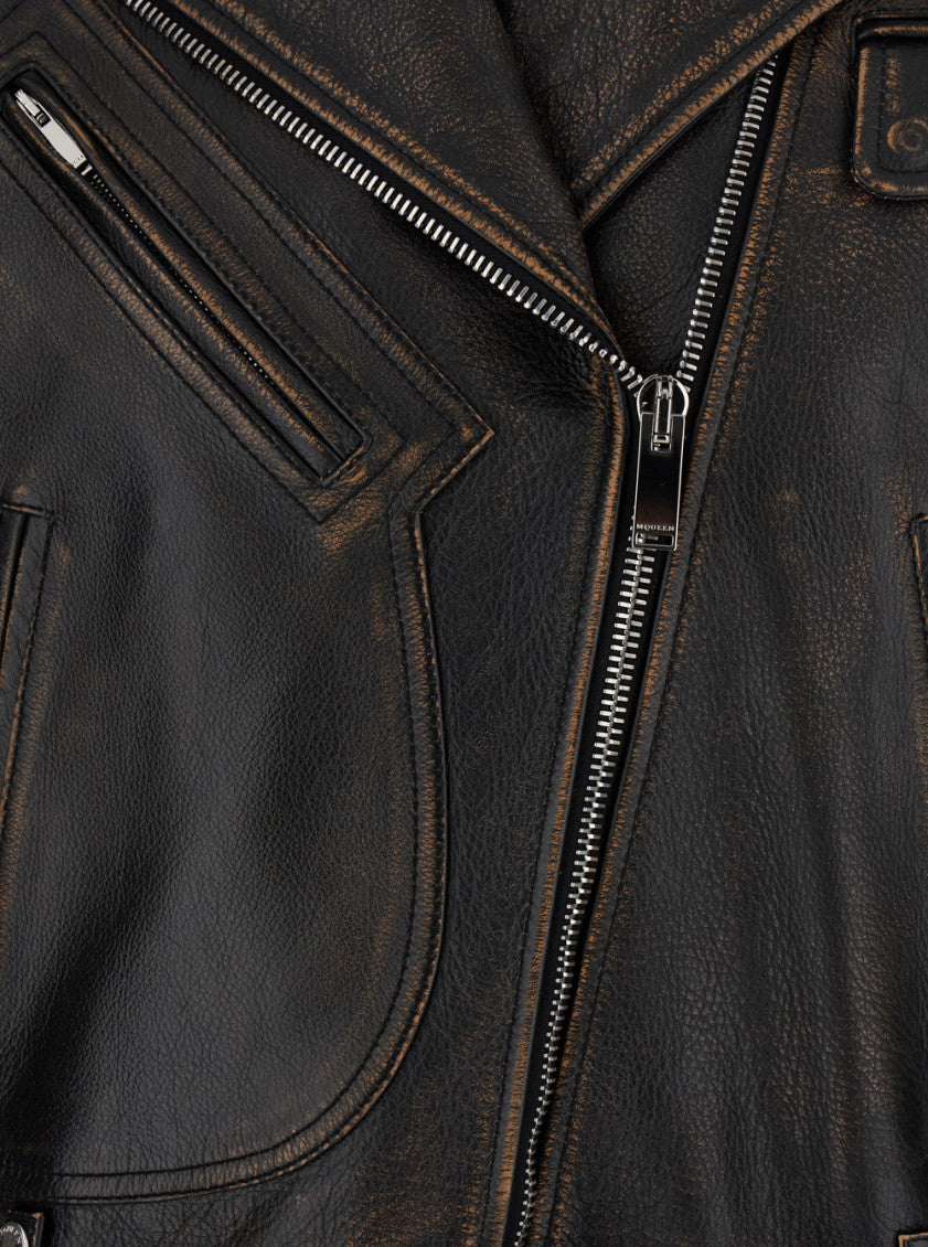 Brown Solid Notched Lapel Jacket 3