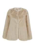 Beige Round Neck Jacket 1