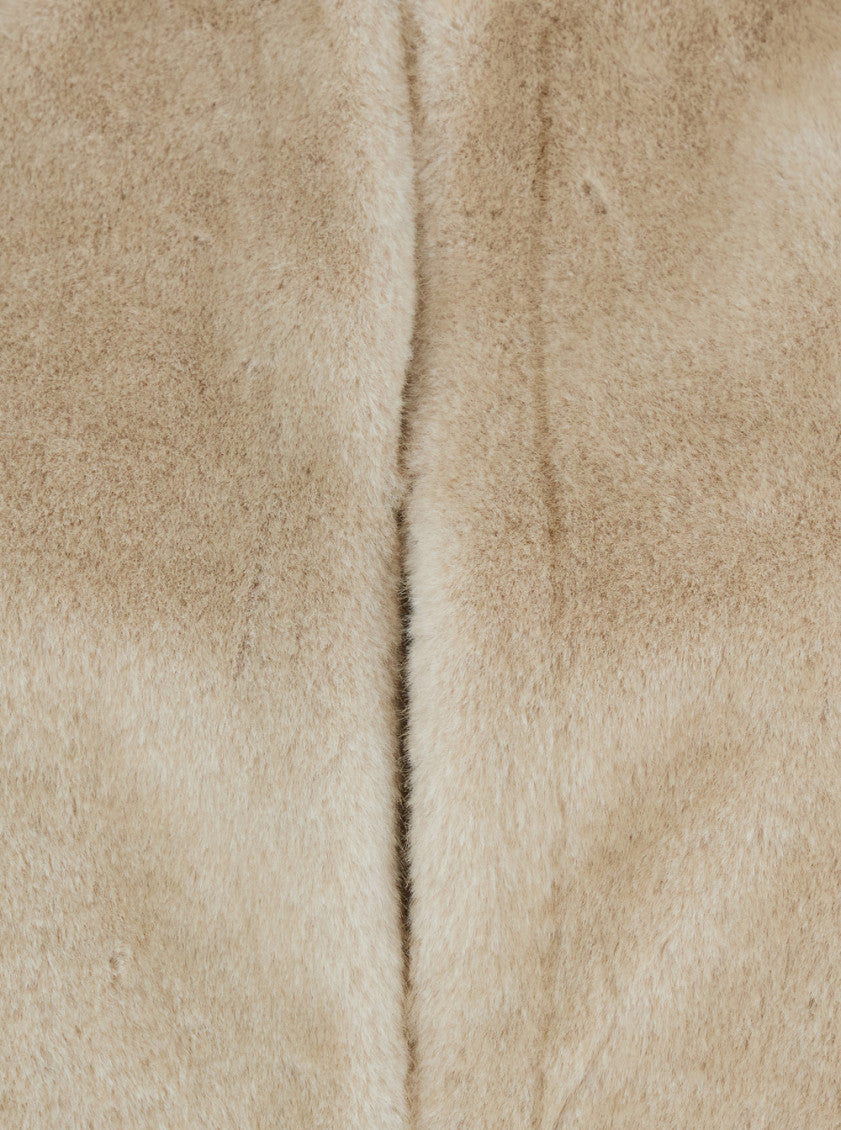 Beige Round Neck Jacket 3