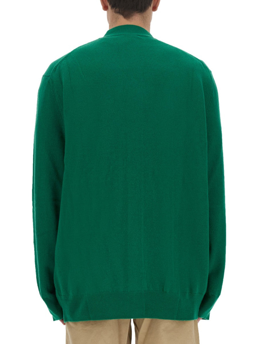Green V Neck Cardigans 3