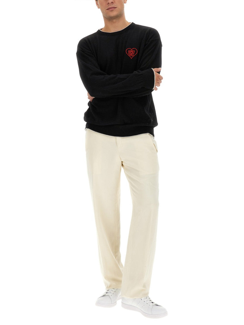 Black Crew Neck Sweaters 2