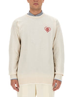White Crew Neck Sweaters 1