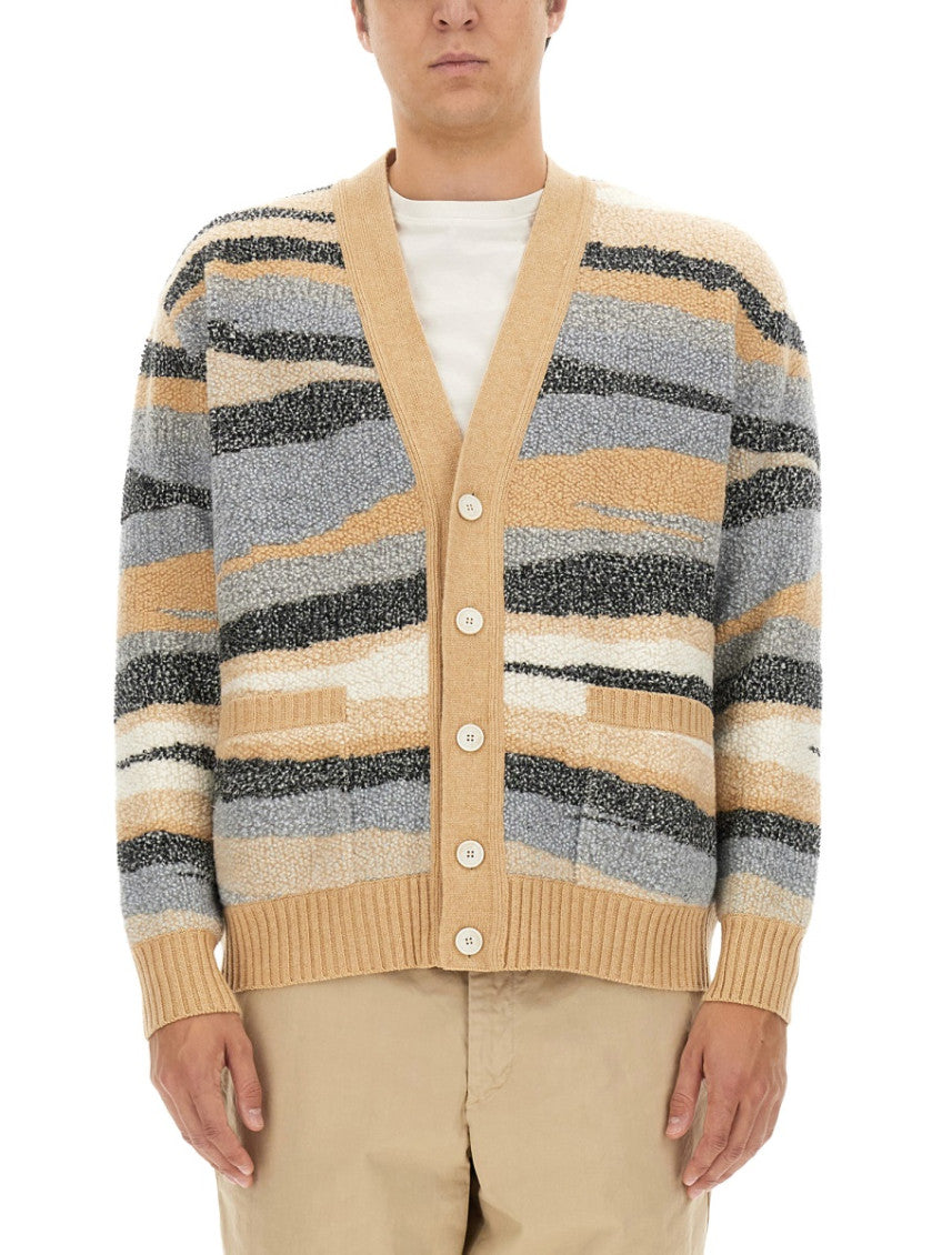 Multicolor V Neck Cardigans 1
