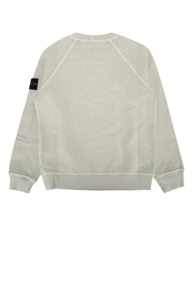 Kids Beige Solid Sweatshirt 2