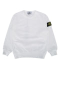 Kids White Solid Sweatshirt 1