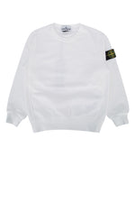 Kids White Solid Sweatshirt 1