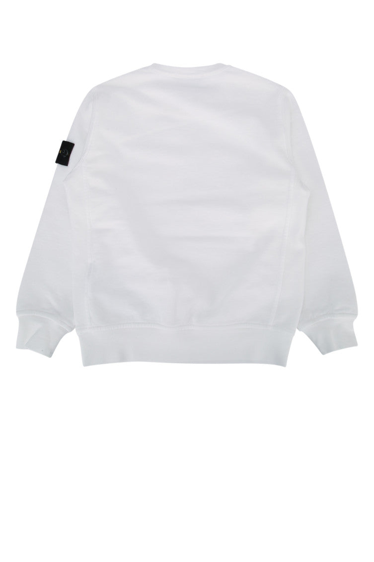 Kids White Solid Sweatshirt 2