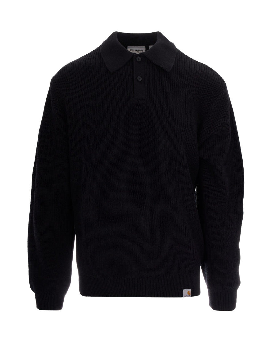 Black Shirt Collar Polos 1