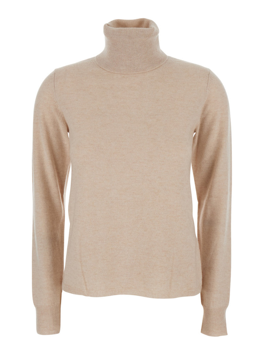 Beige Turtle Neck Sweater 1