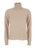 Beige Turtle Neck Sweater 1