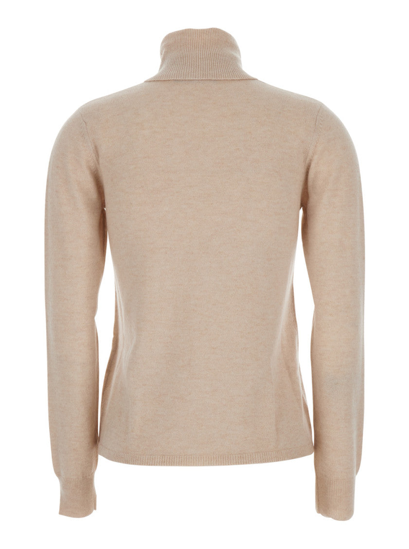 Beige Turtle Neck Sweater 2