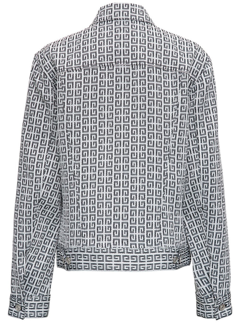 Black Logo Shirt Collar Jacket 2