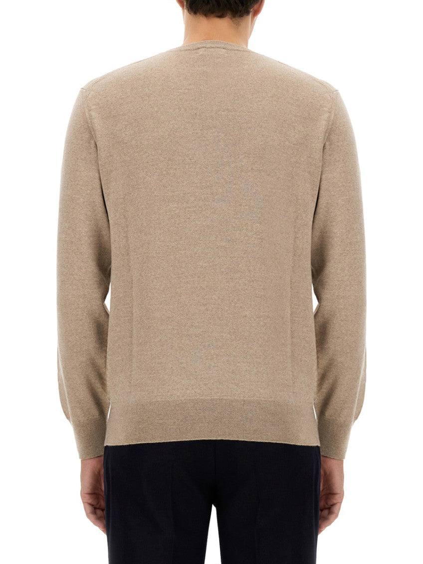 Beige Logo Sweaters 3