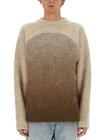 Brown Crew Neck Sweaters 1