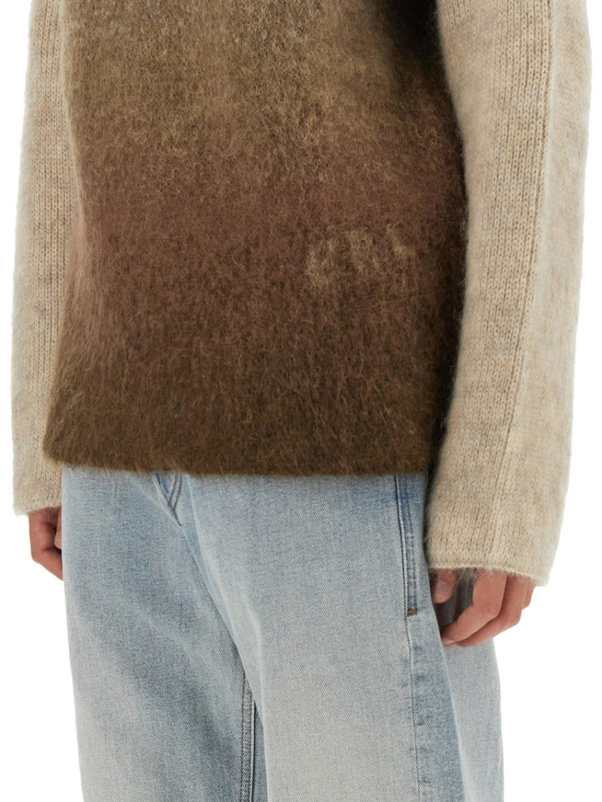 Brown Crew Neck Sweaters 4