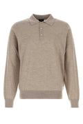 Beige Shirt Collar Polos 1