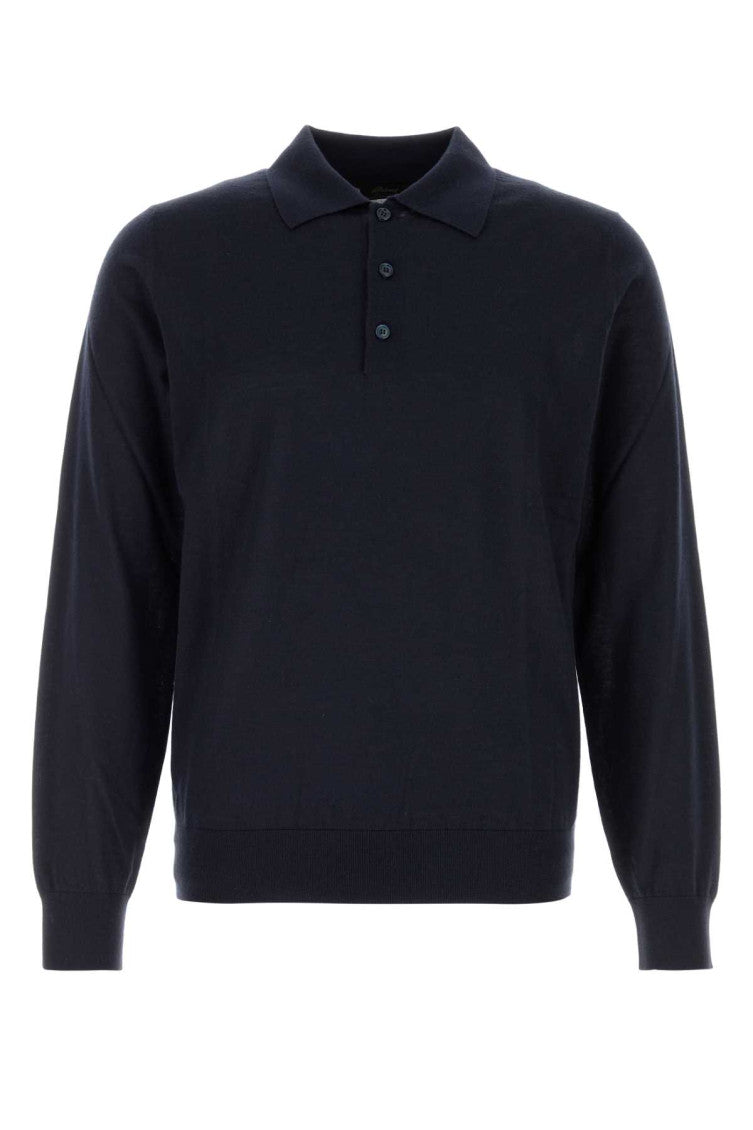 Dark Blue Solid Polos 1