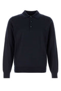 Dark Blue Solid Polos 1