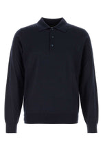 Dark Blue Solid Polos 1