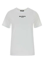 White Logo Crew Neck T-Shirt 1
