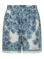 Blue Floral Shorts 1
