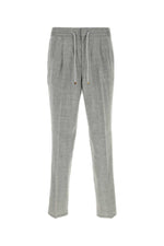 Grey Flat Front Pants 1