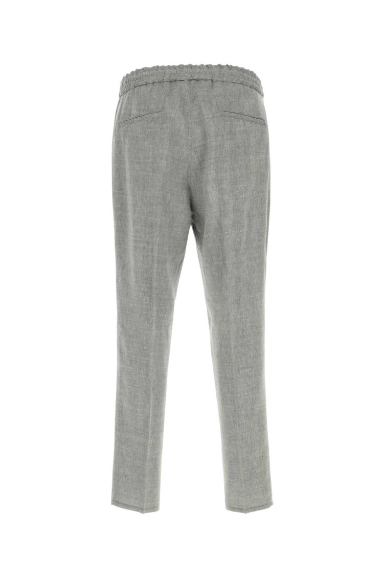 Grey Flat Front Pants 2